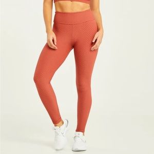 Booty By Brabants croco full length legging burnt orange